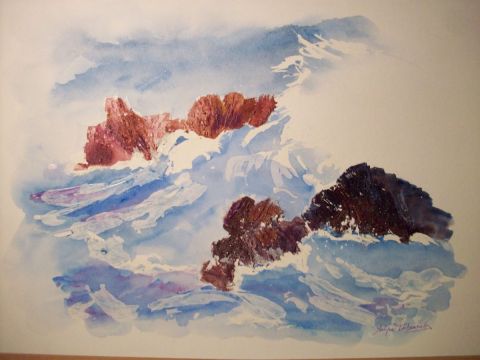 sous la vague